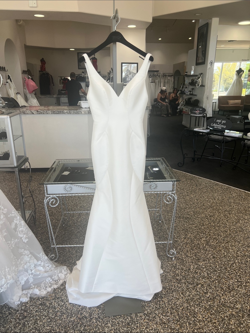 Mori Lee V-Neck Mermaid Gown